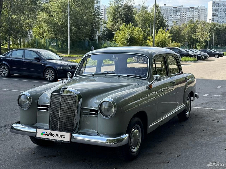 Винтажный Mercedes-Benz W180 выставили на продажу в России, он выполнен в «понтонном» стиле